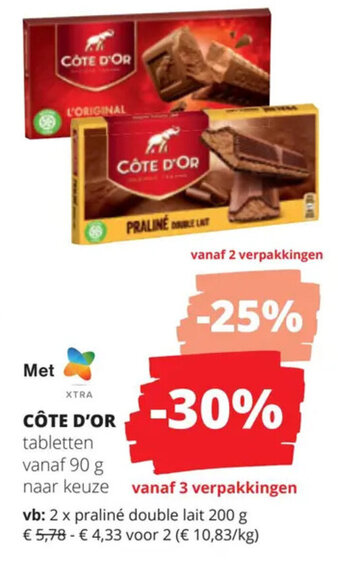 Spar Colruyt COTE D'OR aanbieding