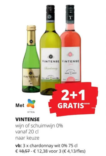 Spar Colruyt VINTENSE aanbieding
