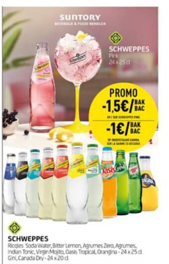 BelBev SCHWEPPES aanbieding
