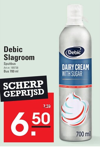 Sligro Debic Slagroom aanbieding