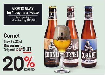 Sligro Cornet Tray 8 x 33 cl aanbieding