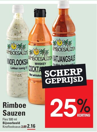 Sligro Rimboe Sauzen aanbieding