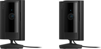 Coolblue Ring indoor cam 2nd gen (zwart 2-pack) aanbieding