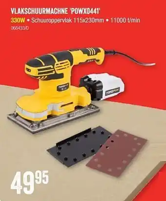 HandyHome Powerplus vlakschuurmachne powx0441 aanbieding