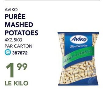 AVIKO PURÉE MASHED POTATOES 4 x 2,5kg