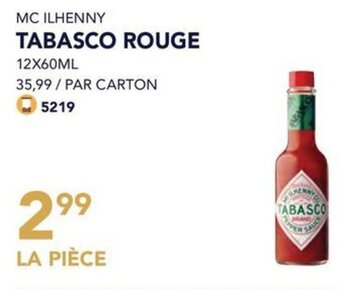MC ILHENNY TABASCO ROUGE 12 x 60mL