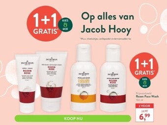 Holland & Barrett Rozen face wash 150 ml aanbieding