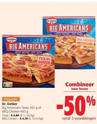 Colruyt Dr. oetker texas aanbieding