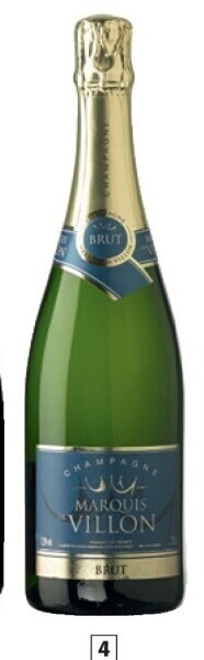 Colruyt Champagne marquis de villon brut 75 cl aanbieding