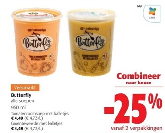Colruyt Butterfly alle soepen 950 ml aanbieding