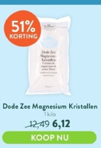 Holland & Barrett Dode zee magnesium kristallen aanbieding