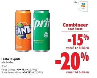 Colruyt Fanta orange aanbieding