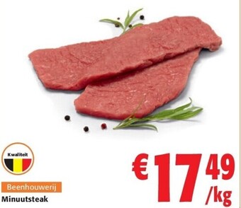 Colruyt Minuutsteak aanbieding