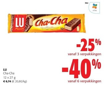Colruyt Lu cha-cha 12 x 27 g aanbieding