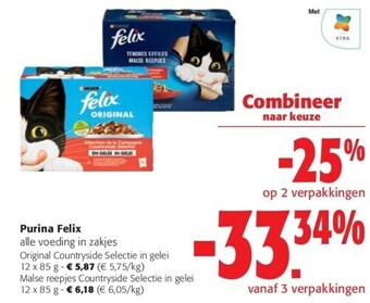 Colruyt Purina felix aanbieding