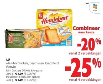Colruyt Mini crackers olijfolie & oregano 250 g aanbieding