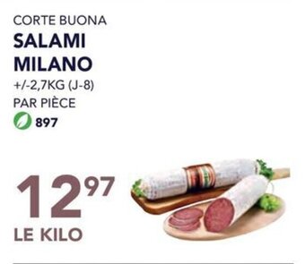 Bidfood CORTE BUONA SALAMI MILANO aanbieding