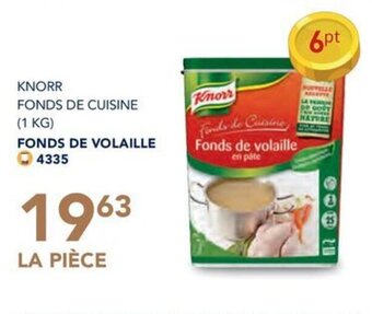 Bidfood KNORR FONDS DE CUISINE 1kg FONDS DE VOLAILLE aanbieding