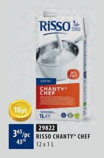 Bidfood RISSO CHANTY CHEF 12 x 1L aanbieding