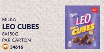 Bidfood MILKA LEO CUBES 8 x 150g aanbieding
