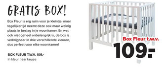 Baby-Dump BOX FLEUR T.W.V. aanbieding