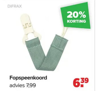 Baby-Dump DIFRAX Fopspeenkoord aanbieding