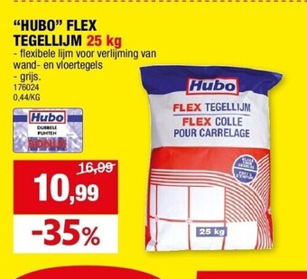 Hubo “hubo” flex tegellijm 25 kg aanbieding
