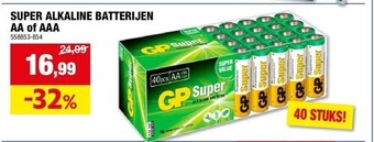 Hubo Super alkaline batterijen aa of aaa aanbieding