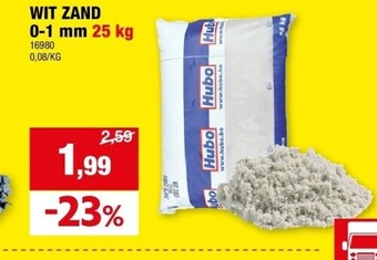 Wit zand 0-1 mm 25 kg
