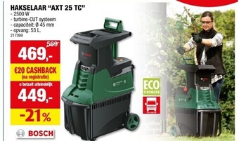 Hubo Hakselaar “axt 25 tc” aanbieding