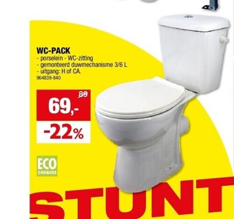 Hubo Wc-pack aanbieding