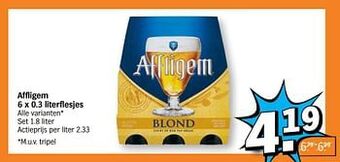 Albert Heijn Affligem aanbieding