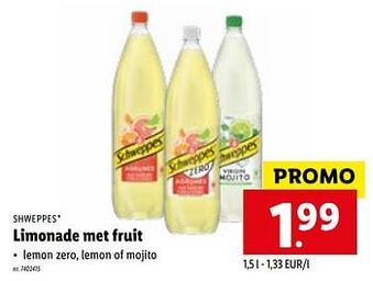Limonade met fruit
