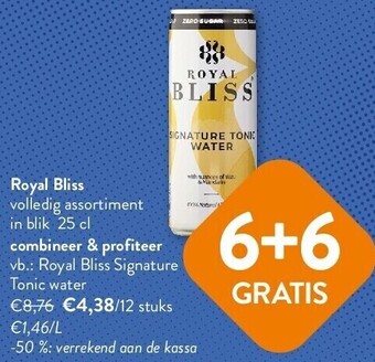 OKay Royal bliss volledig assortiment in blik 25 cl aanbieding