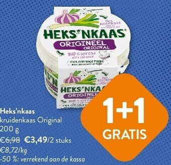 OKay Heks’nkaas kruidenkaas original 200 g aanbieding