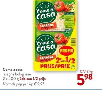 OKay Come a casa lasagne bolognese aanbieding