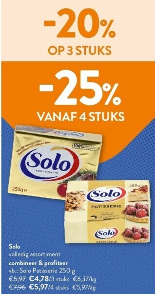 OKay Solo volledig assortiment combineer & profiteer aanbieding