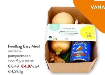 Foodbag easy meal oosterse pompoensoep voor 4 personen