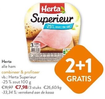 OKay Herta alle ham aanbieding