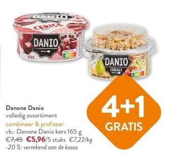 OKay Danone danio volledig assortiment aanbieding