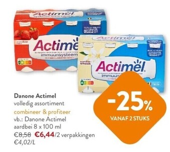 OKay Danone actimel volledig assortiment aanbieding