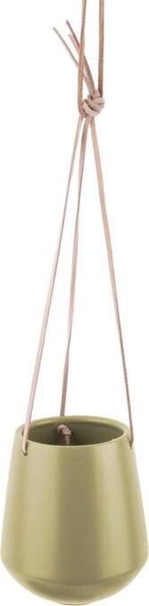 Bol.com Present time hangende plantenpot skittle - mat olijfgroen - 66x13,5x15cm aanbieding