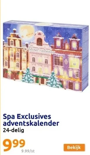 Action Spa exclusives adventskalender aanbieding