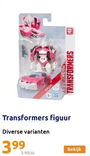 Action Transformers figuur aanbieding