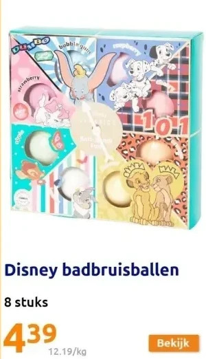 Action Disney badbruisballen aanbieding