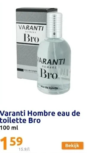 Action Varanti hombre eau de toilette bro aanbieding