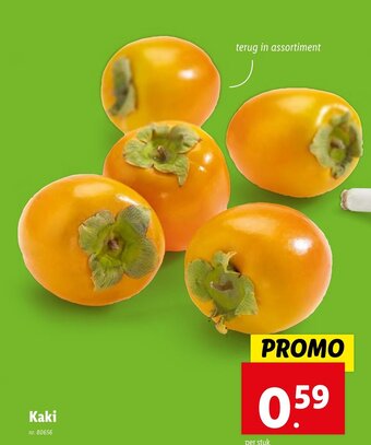 Lidl Kaki aanbieding