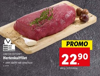 Hertenkalffilet 400 g