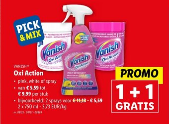 Lidl VANISH Oxi Action aanbieding
