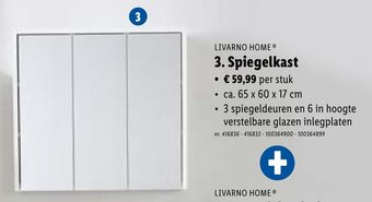 Lidl LIVARNO HOME Spiegelkast aanbieding